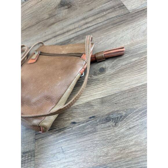 OSGOOD MARLEY FEEL THE DIFFERENCE BROWN GENUINE LEATHER XBODY SHOULDER B… - Picture 5 of 10